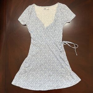 Hollister Blue Floral Mini Dress